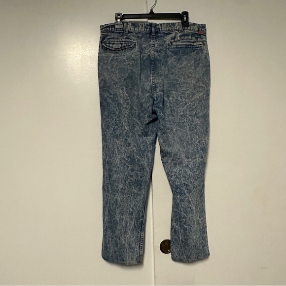 Vintage 90s 80s 530 Levi's Acid Wash pleated Jeans size 36 made in USA cotton - Picture 11 of 11